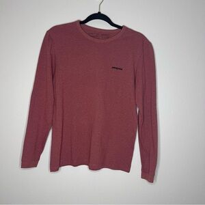 Patagonia Maroon Long Sleeve Shirt